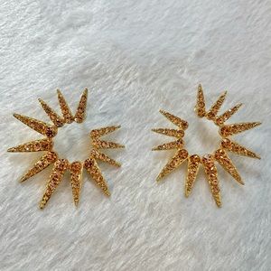 Oscar de la Renta Sea Urchin Earrings
